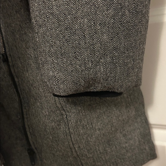 Soia & Kyo Wool & Down Charcoal Puffer Coat, size M - Picture 7 of 16